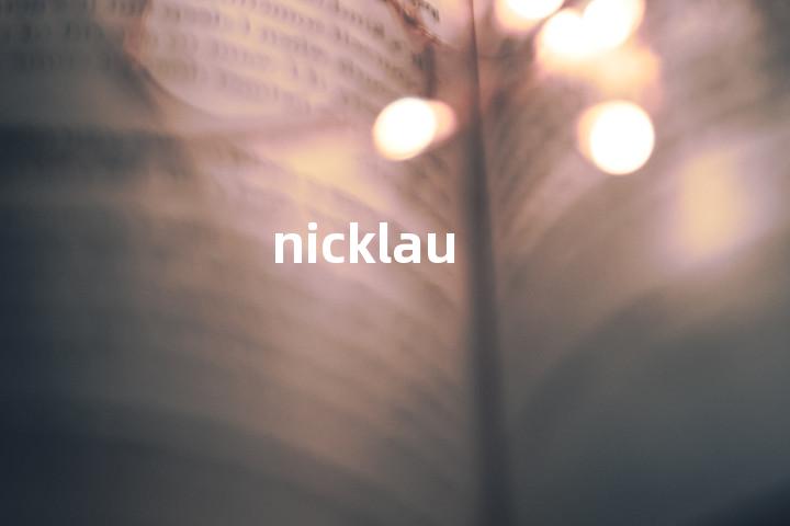nicklau单词图解，单词释义场景配图