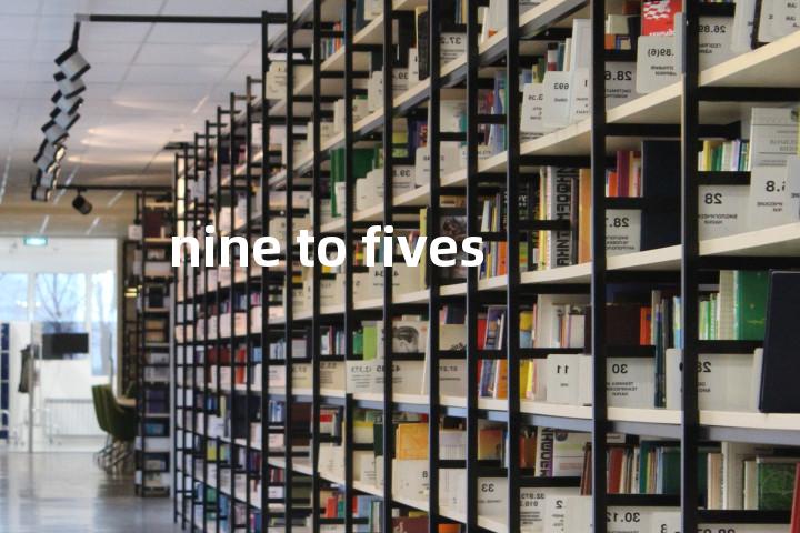 nine to fives单词图解，单词释义场景配图