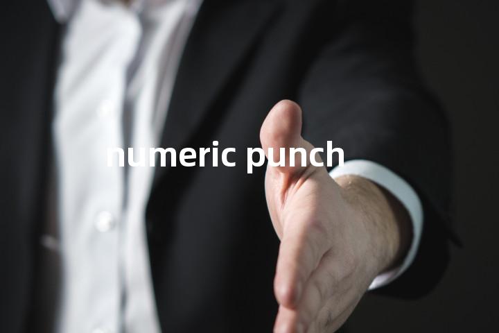 numeric punch单词图解，单词释义场景配图