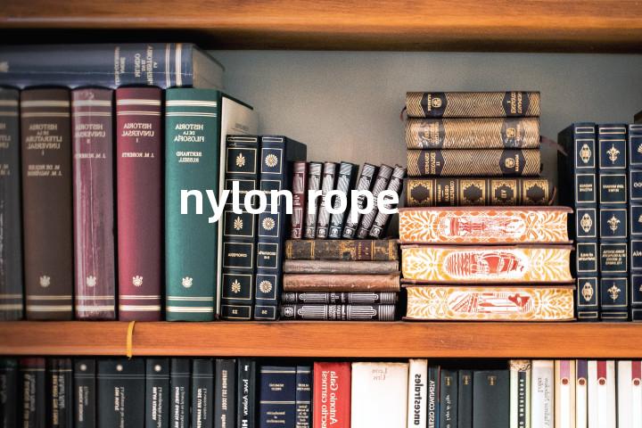 nylon rope单词图解，单词释义场景配图