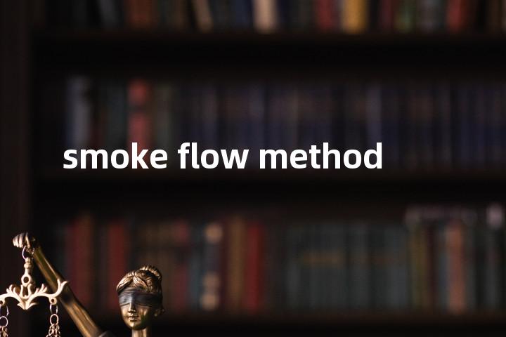 smoke flow method单词图解，单词释义场景配图