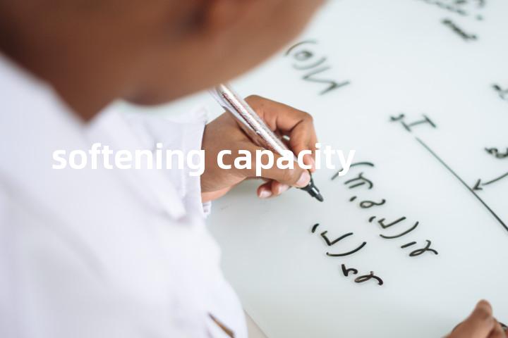 softening capacity单词图解，单词释义场景配图