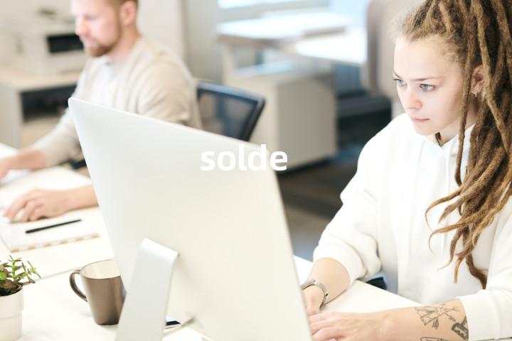 solde单词图解，单词释义场景配图