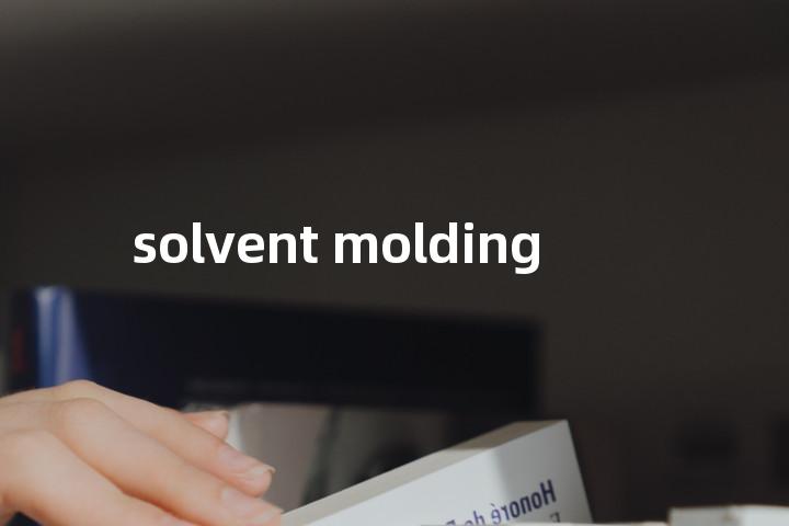 solvent molding单词图解，单词释义场景配图