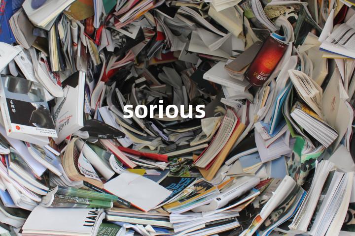 sorious单词图解，单词释义场景配图