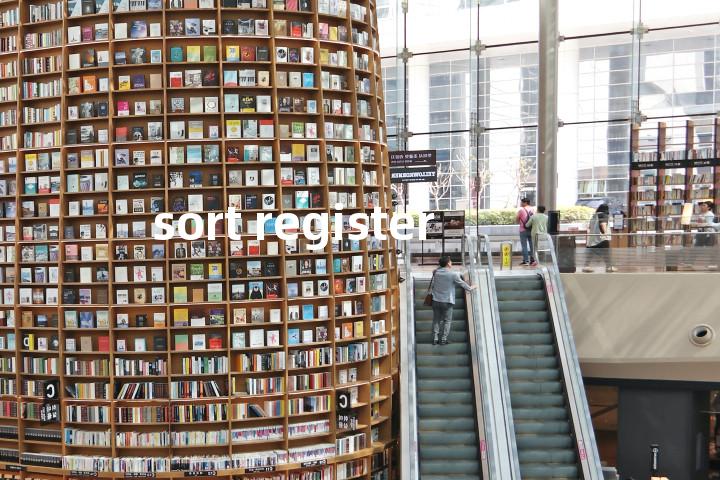 sort register单词图解，单词释义场景配图
