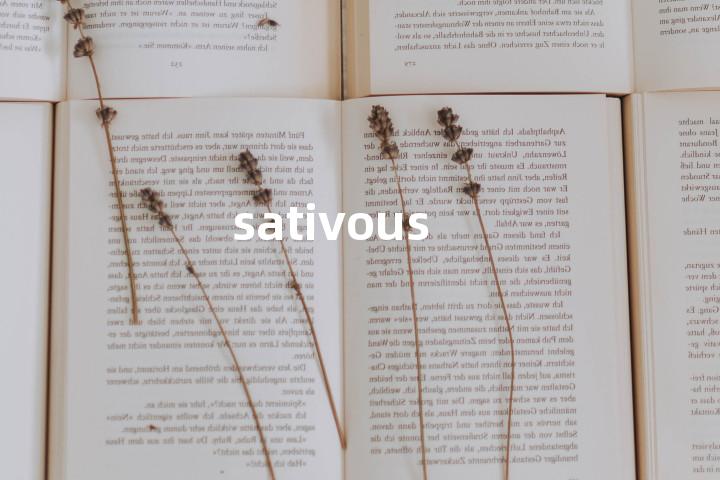 sativous单词图解，单词释义场景配图