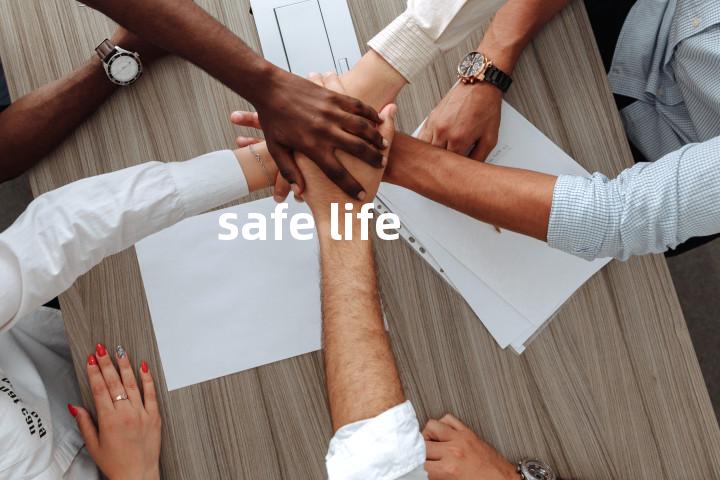 safe life单词图解，单词释义场景配图
