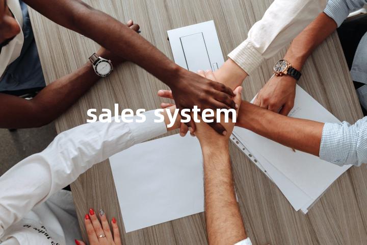sales system单词图解，单词释义场景配图