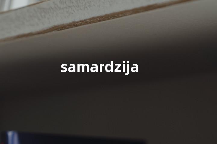 samardzija单词图解，单词释义场景配图