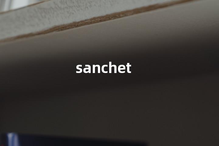 sanchet单词图解，单词释义场景配图