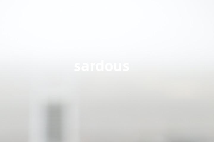 sardous单词图解，单词释义场景配图