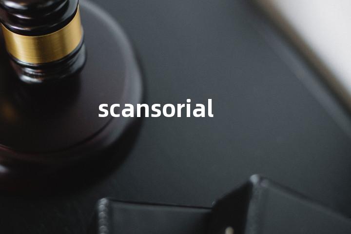 scansorial单词图解，单词释义场景配图