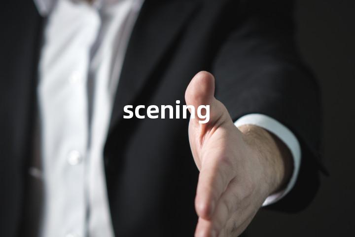 scening单词图解，单词释义场景配图
