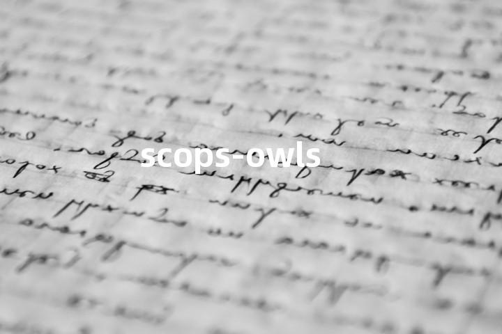 scops-owls单词图解，单词释义场景配图