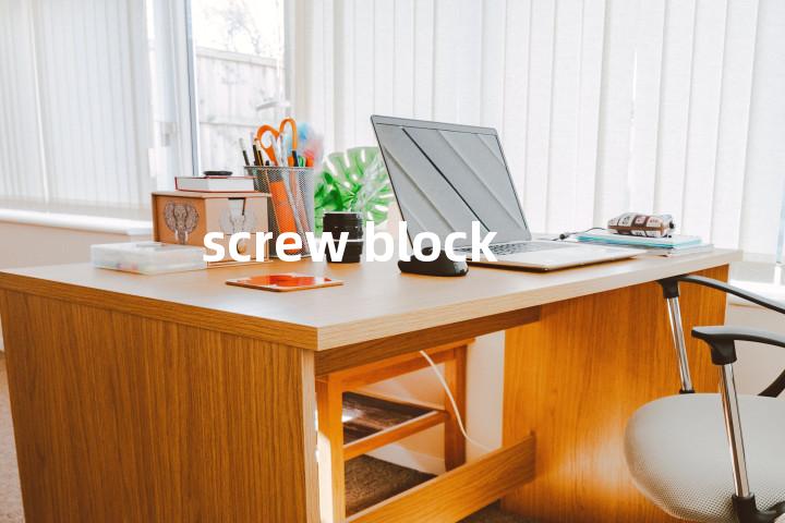screw block单词图解，单词释义场景配图