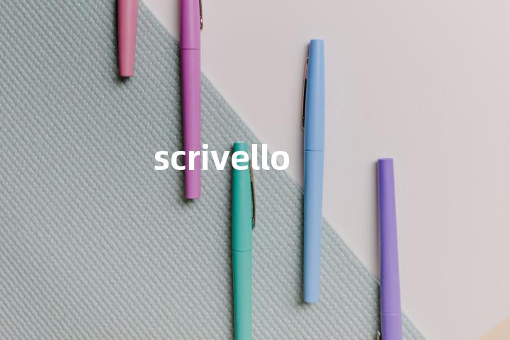 scrivello单词图解，单词释义场景配图