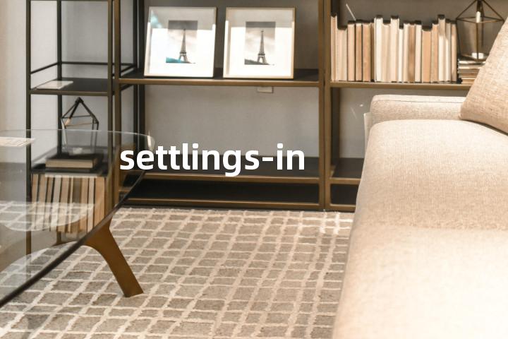 settlings-in单词图解，单词释义场景配图