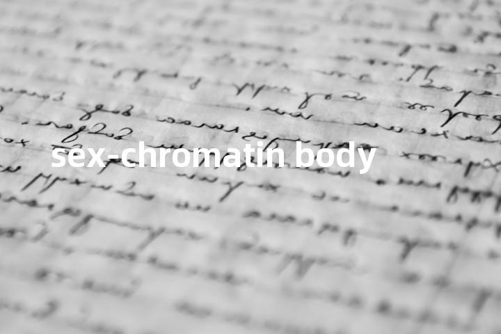 sex-chromatin body单词图解，单词释义场景配图