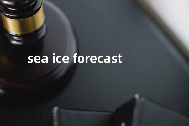 sea ice forecast单词图解，单词释义场景配图