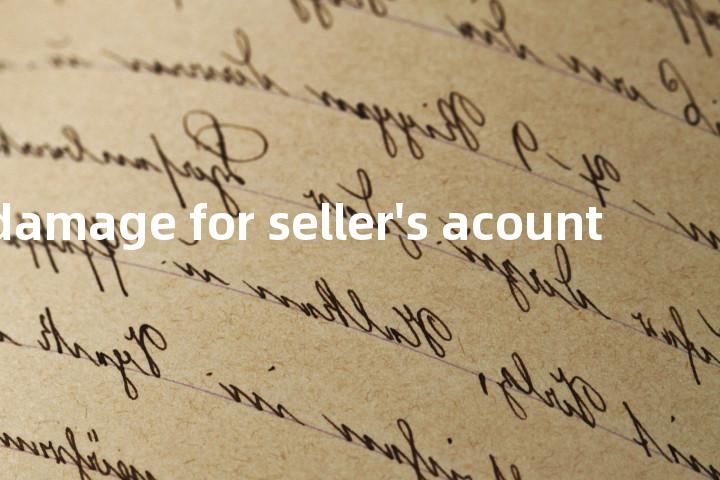 sea-damage for seller's acount单词图解，单词释义场景配图