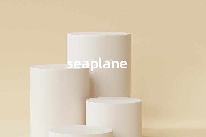 seaplane