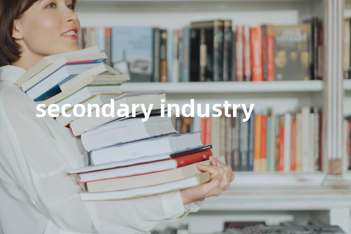 secondary industry单词图解，单词释义场景配图