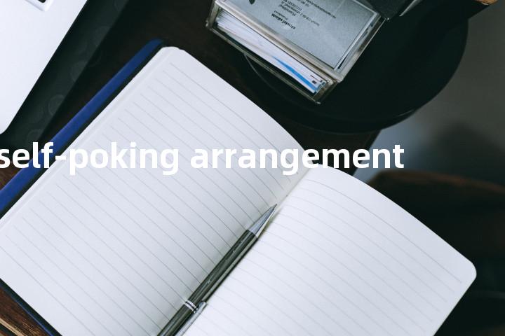 self-poking arrangement单词图解，单词释义场景配图