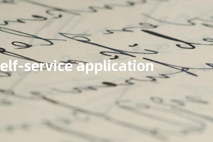 self-service application单词图解，单词释义场景配图