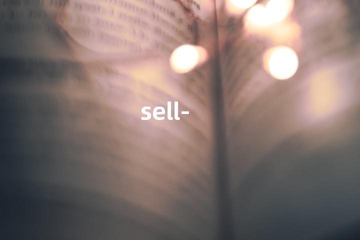 sell-单词图解，单词释义场景配图