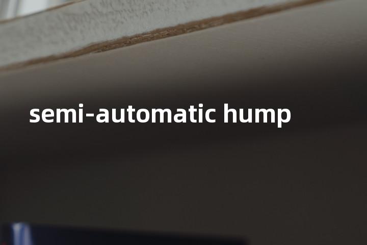 semi-automatic hump单词图解，单词释义场景配图