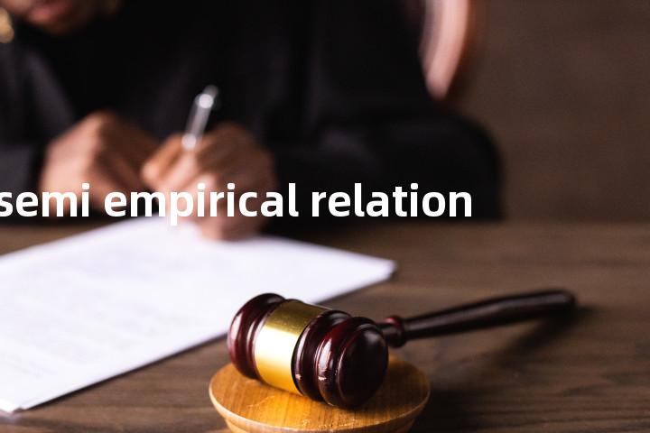 semi empirical relation单词图解，单词释义场景配图