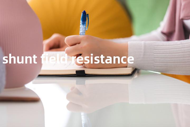 shunt field resistance单词图解，单词释义场景配图