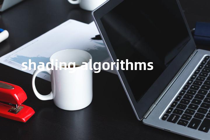 shading algorithms单词图解，单词释义场景配图