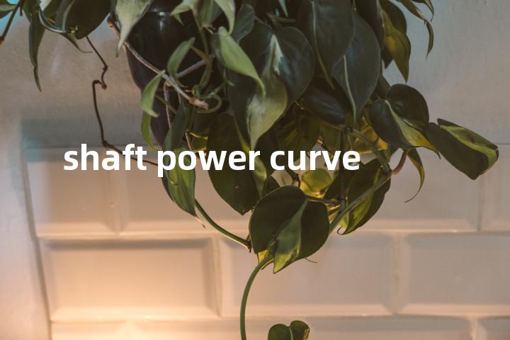 shaft power curve单词图解，单词释义场景配图