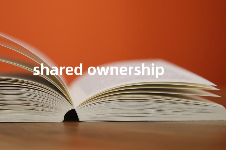 shared ownership单词图解，单词释义场景配图