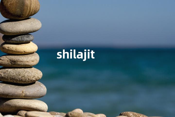 shilajit单词图解，单词释义场景配图