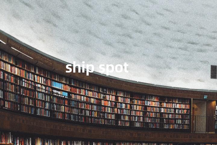 ship spot单词图解，单词释义场景配图