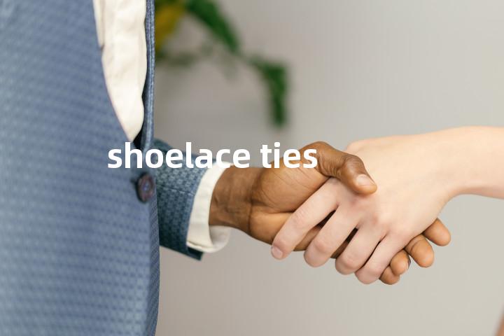 shoelace ties单词图解，单词释义场景配图