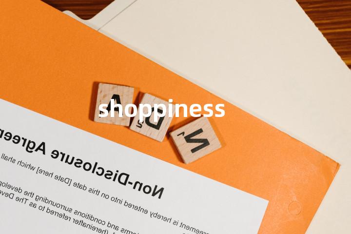 shoppiness单词图解，单词释义场景配图