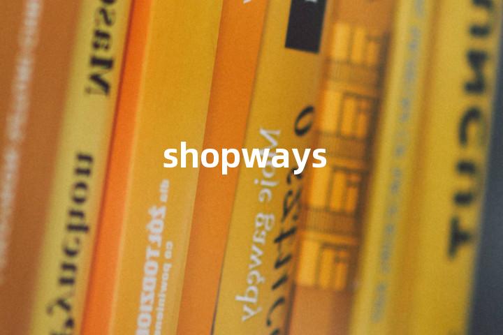 shopways单词图解，单词释义场景配图