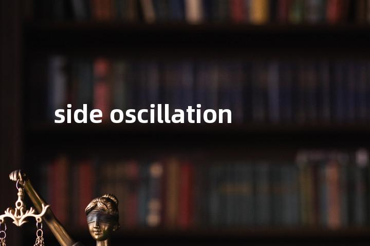 side oscillation单词图解，单词释义场景配图