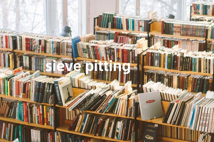 sieve pitting单词图解，单词释义场景配图