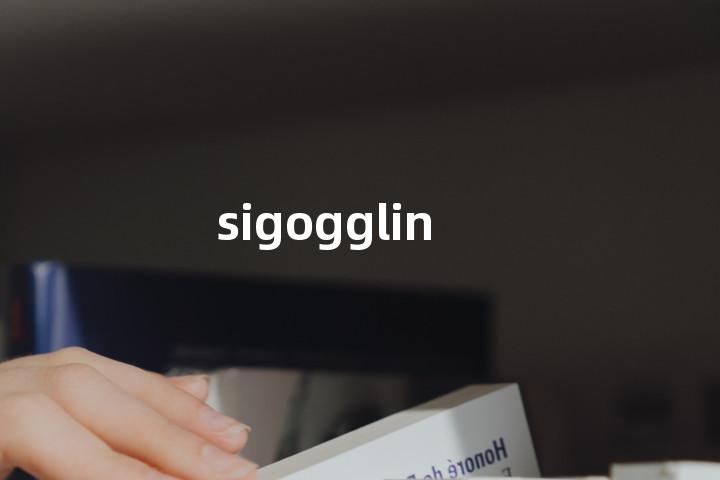 sigogglin单词图解，单词释义场景配图
