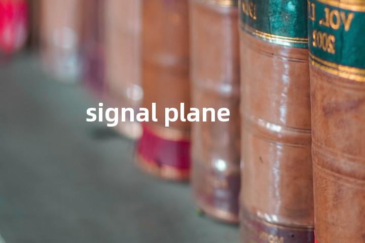 signal plane单词图解，单词释义场景配图