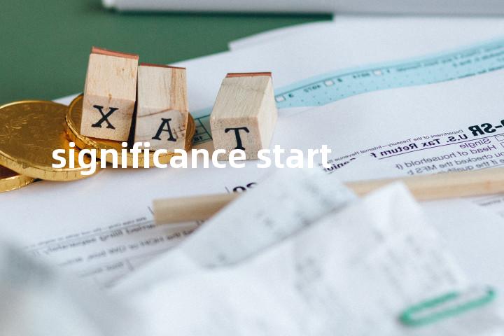 significance start单词图解，单词释义场景配图