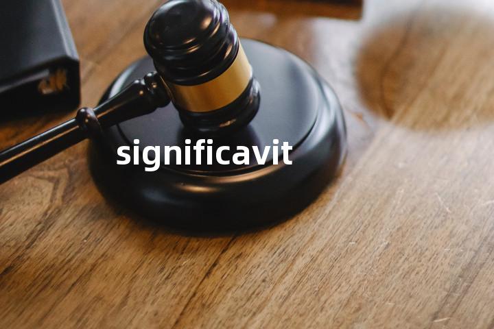 significavit单词图解，单词释义场景配图