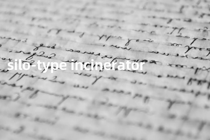 silo-type incinerator单词图解，单词释义场景配图