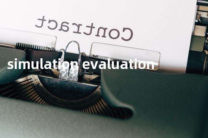simulation evaluation单词图解，单词释义场景配图