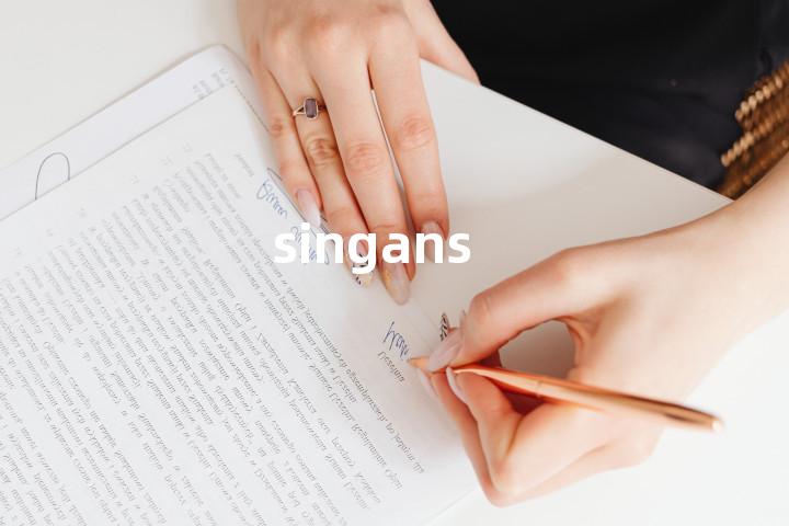 singans单词图解，单词释义场景配图